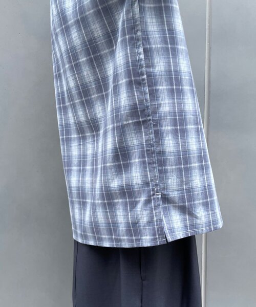 CIAOPANIC（チャオパニック）の「スタッズボタンオンブレチェックシャツ（シャツ/ブラウス・メンズ・ブラック/サックスブルー・LARGE/MEDIUM）」の20枚目の写真