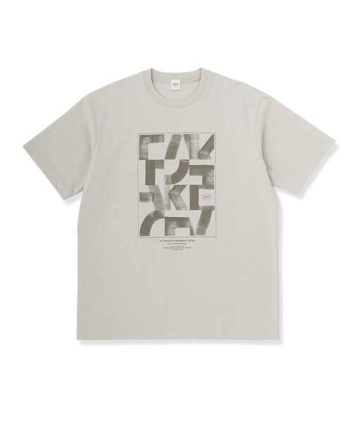TAKEO KIKUCHI(タケオキクチ)の「パズル柄Tシャツ(Tシャツ/カットソー・メンズ・ホワイト/ライトグレー/レンガ・03/02/04)」の5枚目の写真