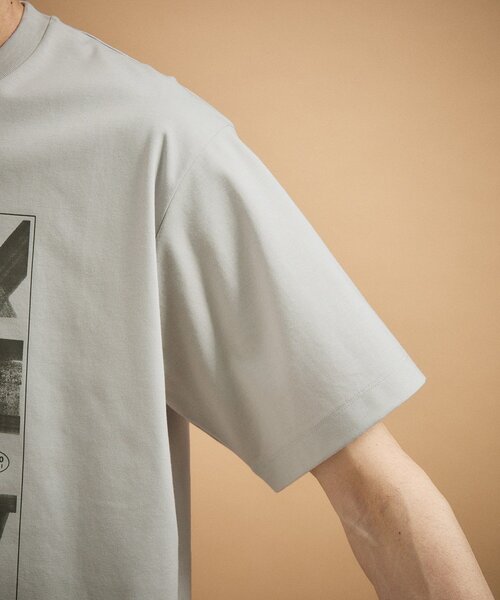 TAKEO KIKUCHI(タケオキクチ)の「パズル柄Tシャツ(Tシャツ/カットソー・メンズ・ホワイト/ライトグレー/レンガ・03/02/04)」の22枚目の写真
