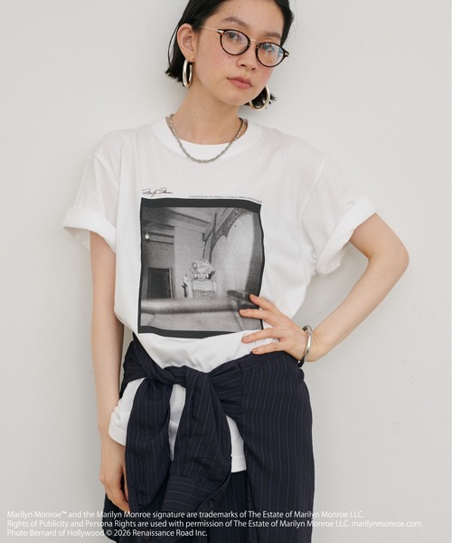 LARUTA（ラルータ）の「【LARUTA】Marilyn Monroe / グラフィックTee（Tシャツ/カットソー・レディース・オフホワイト・FREE）」の14枚目の写真