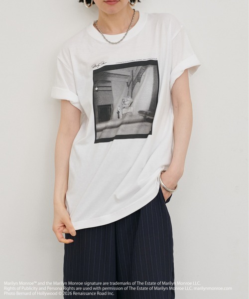 LARUTA（ラルータ）の「【LARUTA】Marilyn Monroe / グラフィックTee（Tシャツ/カットソー・レディース・オフホワイト・FREE）」の11枚目の写真