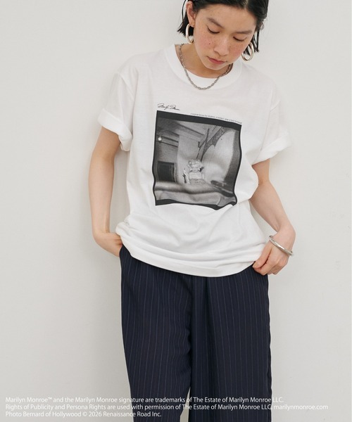 LARUTA（ラルータ）の「【LARUTA】Marilyn Monroe / グラフィックTee（Tシャツ/カットソー・レディース・オフホワイト・FREE）」の12枚目の写真