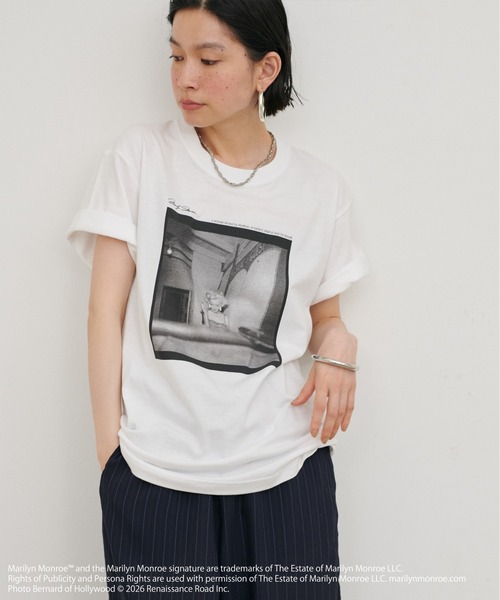 LARUTA（ラルータ）の「【LARUTA】Marilyn Monroe / グラフィックTee（Tシャツ/カットソー・レディース・オフホワイト・FREE）」の13枚目の写真