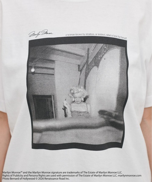 LARUTA（ラルータ）の「【LARUTA】Marilyn Monroe / グラフィックTee（Tシャツ/カットソー・レディース・オフホワイト・FREE）」の10枚目の写真