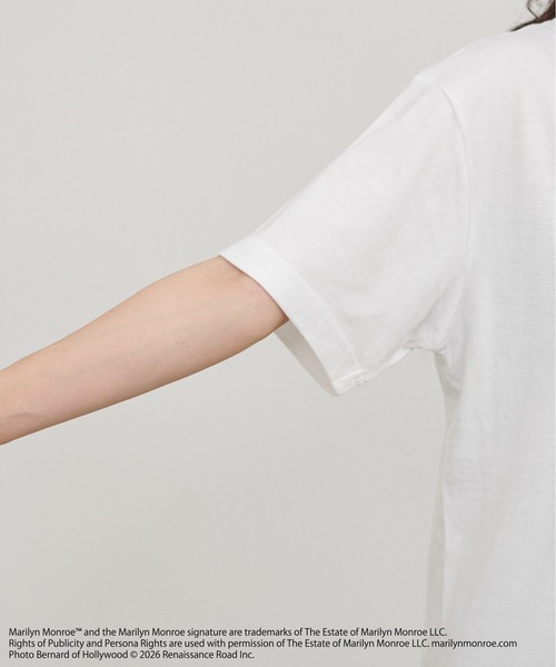LARUTA（ラルータ）の「【LARUTA】Marilyn Monroe / グラフィックTee（Tシャツ/カットソー・レディース・オフホワイト・FREE）」の2枚目の写真