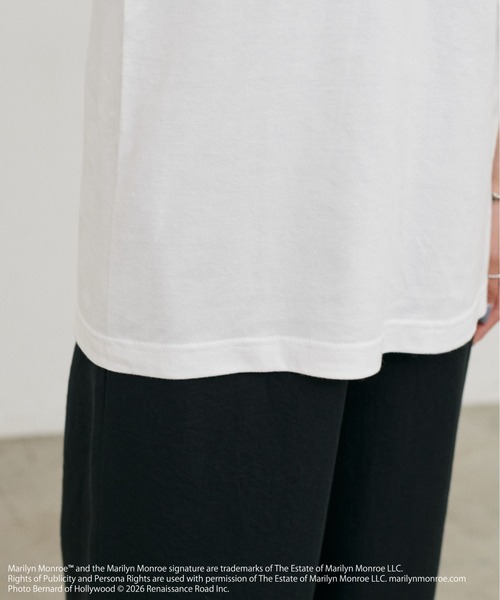 LARUTA（ラルータ）の「【LARUTA】Marilyn Monroe / グラフィックTee（Tシャツ/カットソー・レディース・オフホワイト・FREE）」の3枚目の写真