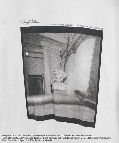 LARUTA（ラルータ）の「【LARUTA】Marilyn Monroe / グラフィックTee（Tシャツ/カットソー・レディース・オフホワイト・FREE）」の4枚目の写真