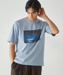 シルケット天竺 フォトプリントTシャツ