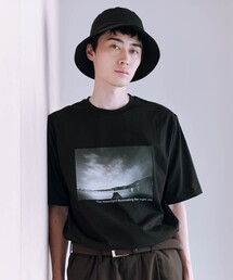 シルケット天竺 フォトプリントTシャツ