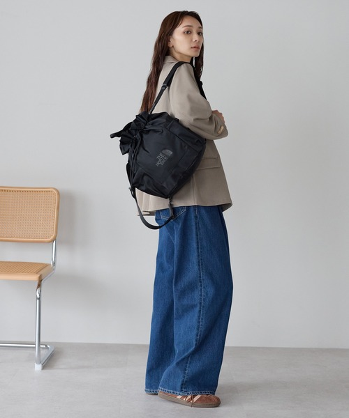 THE NORTH FACE(ザノースフェイス)の「【THE NORTH FACE/ザ・ノースフェイス】5WAY 巾着ショルダーバッグ/リュック/バックパック/W LIGHT BONNEY PACK/ユニセックス(バックパック/リュック・レディース・ホワイト/ブラック・FREE)」の20枚目の写真