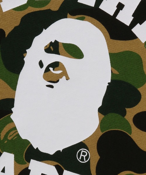 A BATHING APE(アベイシングエイプ)の「ABC CAMO COLLEGE PULLOVER HOODIE(パーカー・メンズ・グリーン/ピンク/ブルー・SMALL/MEDIUM/X-LARGE/XX-LARGE/LARGE)」の7枚目の写真