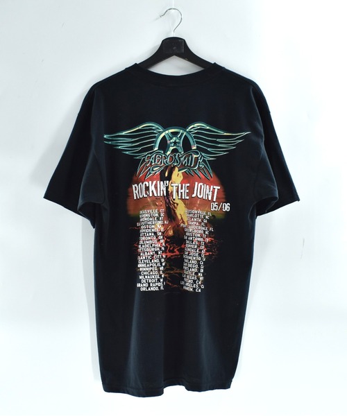 VINTAGE(ヴィンテージ)の「【USED】Y2K Anvil “Aerosmith” バンドTシャツ(Tシャツ/カットソー・メンズ・ブラック・LARGE)」の5枚目の写真