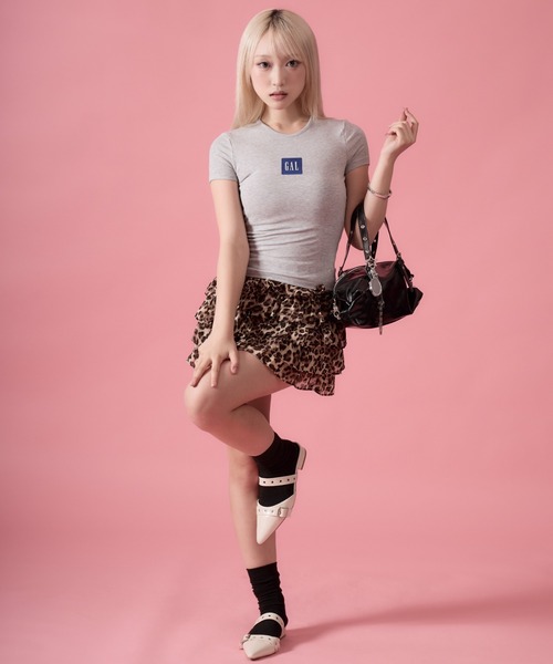 mindseeker girls(マインドシーカーガールズ)の「Box Ribbed Mini T-Shirt / ボックスリブミニTシャツ(Tシャツ/カットソー・レディース・グレー/ブラック/ネイビー・FREE)」の17枚目の写真