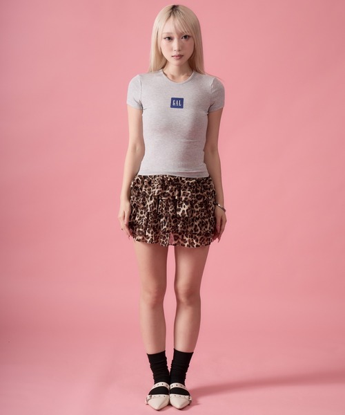 mindseeker girls(マインドシーカーガールズ)の「Box Ribbed Mini T-Shirt / ボックスリブミニTシャツ(Tシャツ/カットソー・レディース・グレー/ブラック/ネイビー・FREE)」の15枚目の写真