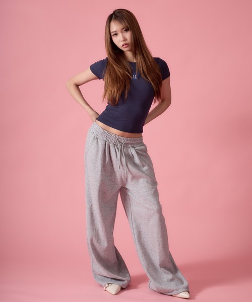 mindseeker girls(マインドシーカーガールズ)の「Box Ribbed Mini T-Shirt / ボックスリブミニTシャツ(Tシャツ/カットソー・レディース・グレー/ブラック/ネイビー・FREE)」の22枚目の写真