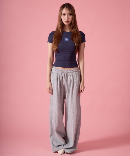 mindseeker girls(マインドシーカーガールズ)の「Box Ribbed Mini T-Shirt / ボックスリブミニTシャツ(Tシャツ/カットソー・レディース・グレー/ブラック/ネイビー・FREE)」の22枚目の写真
