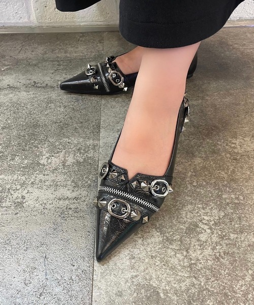 スタッズフラットシューズ Jeffrey Campbell│Jeffrey Campbell