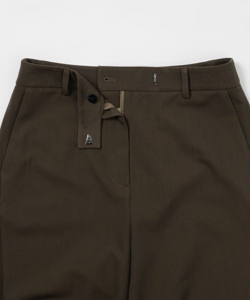 LEFTSEOUL（レフトソウル）の「クラシックスラックスパンツ [ブラウン]（スラックス・レディース・その他・MEDIUM/SMALL）」の3枚目の写真