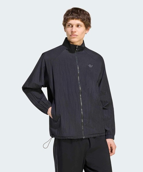 adidas(アディダス)の「3ST WIND TT Tracksuit Top / ジャージ / トラックジャケット / アディダスオリジナルス adidas Originals(ジャージ・メンズ・ブラック・MEDIUM/LARGE/X-LARGE/XX-LARGE/3XL/SMALL/X-SMALL)」の6枚目の写真