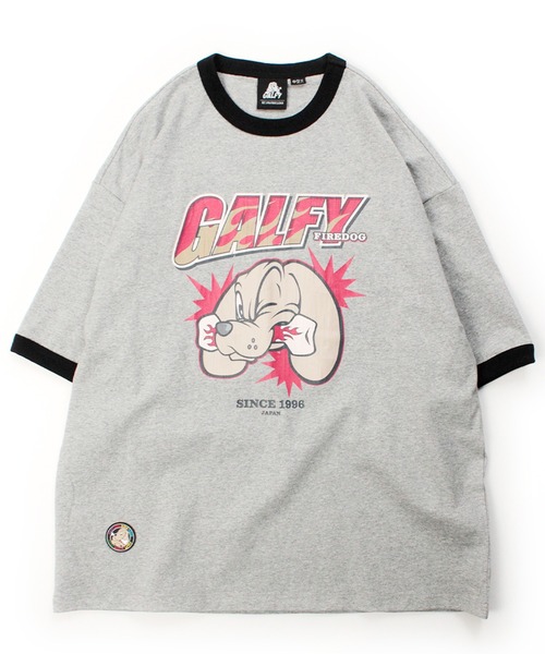 GALFY(ガルフィー)の「【GALFY/ガルフィー】古着みたいな新品 Tシャツ(Tシャツ/カットソー・メンズ・杢グレー/オフホワイト・M/XL/L)」の4枚目の写真
