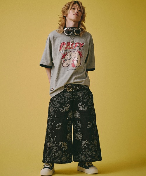 GALFY(ガルフィー)の「【GALFY/ガルフィー】古着みたいな新品 Tシャツ(Tシャツ/カットソー・メンズ・杢グレー/オフホワイト・M/XL/L)」の11枚目の写真