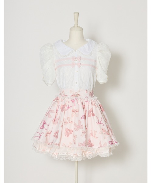 mellfy memory（メルフィーメモリー）の「Twin ribbon lace blouse（シャツ/ブラウス・レディース・ホワイト・FREE）」の18枚目の写真