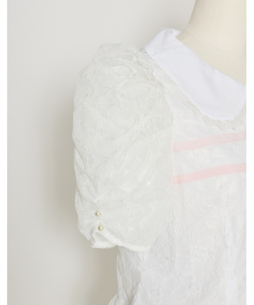 mellfy memory（メルフィーメモリー）の「Twin ribbon lace blouse（シャツ/ブラウス・レディース・ホワイト・FREE）」の11枚目の写真