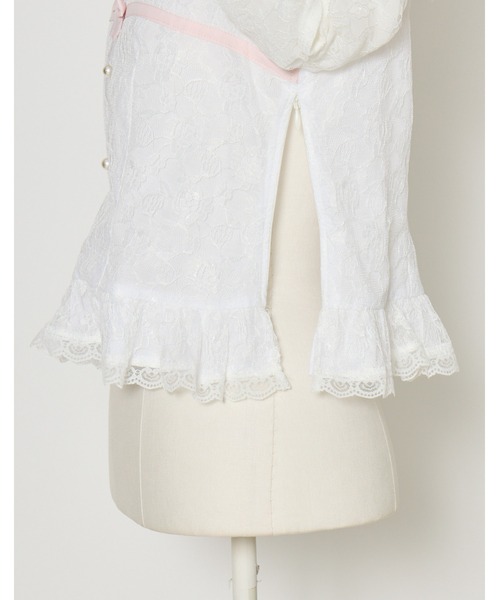 mellfy memory（メルフィーメモリー）の「Twin ribbon lace blouse（シャツ/ブラウス・レディース・ホワイト・FREE）」の15枚目の写真