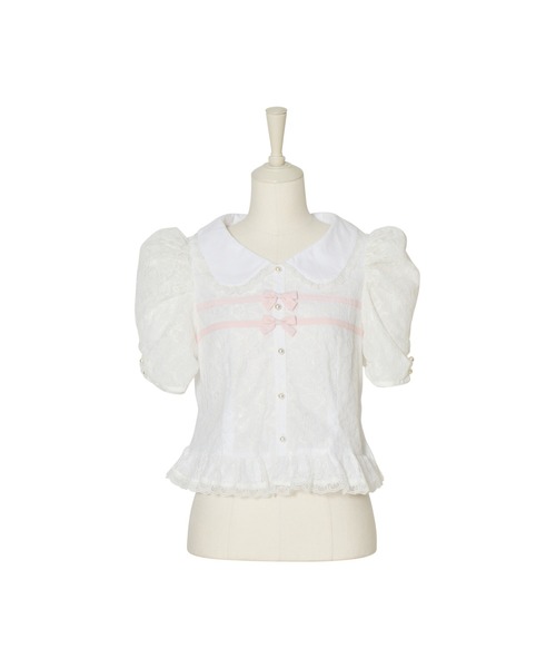 mellfy memory（メルフィーメモリー）の「Twin ribbon lace blouse（シャツ/ブラウス・レディース・ホワイト・FREE）」の19枚目の写真