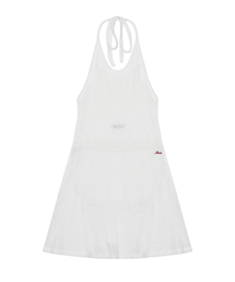 HALTER KNIT DRESS_IVORY