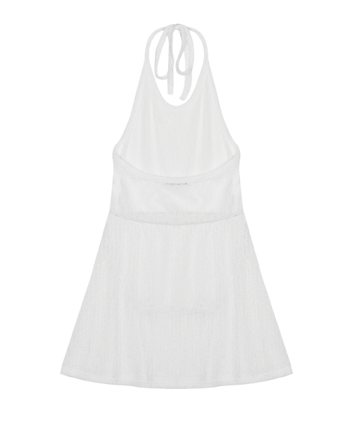 NICK&NICOLE(ニックアンドニコール)の「HALTER KNIT DRESS_IVORY(ワンピース・レディース・その他・FREE)」の2枚目の写真