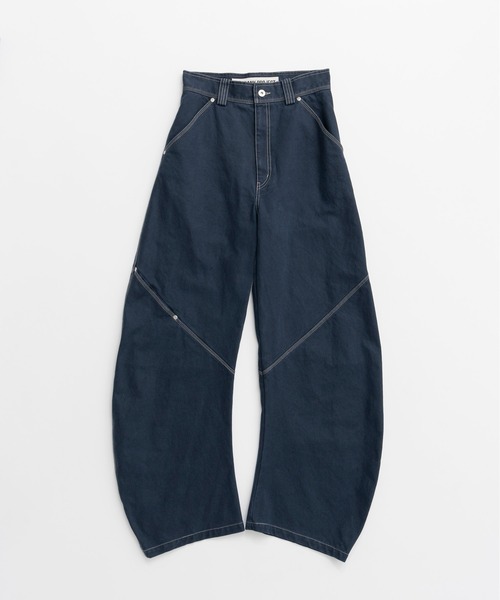 PRANK PROJECT(プランクプロジェクト)の「【2026Autumn Pre-Order】バレルレッグペインターパンツ / Barrel Leg Painter Pants(デニムパンツ・レディース・ネイビー/レッド/ベージュ・38/36)」の15枚目の写真