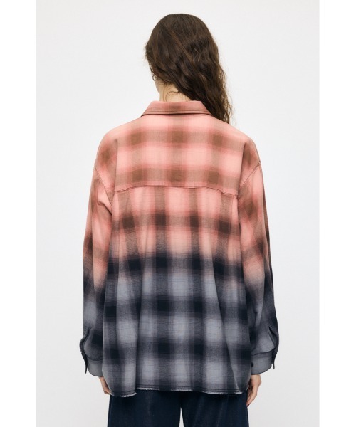 MOUSSY(マウジー)の「【26年AW新作】FADED CHECKED シャツ(シャツ/ブラウス・レディース・ブルー/ブラック・FREE)」の12枚目の写真