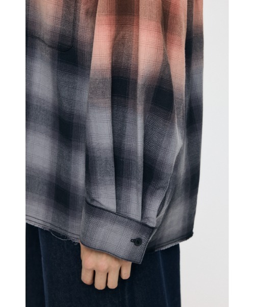 MOUSSY(マウジー)の「【26年AW新作】FADED CHECKED シャツ(シャツ/ブラウス・レディース・ブルー/ブラック・FREE)」の15枚目の写真