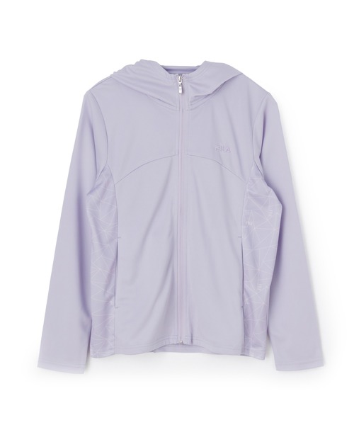 FILA（フィラ）の「DRY ZIP FOODIE / ドライ　シップフーディ（パーカー・レディース・ラベンダー/ライトグリーン/ダークグレー・M/L/XL）」の10枚目の写真