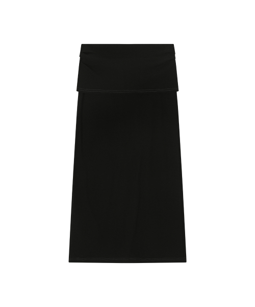 ASON(アズオン)の「DEWY LONG SKIRT / BLACK(スカート・レディース・その他・FREE)」の3枚目の写真