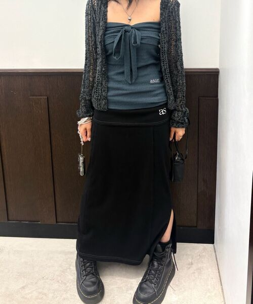 ASON(アズオン)の「DEWY LONG SKIRT / BLACK(スカート・レディース・その他・FREE)」の12枚目の写真