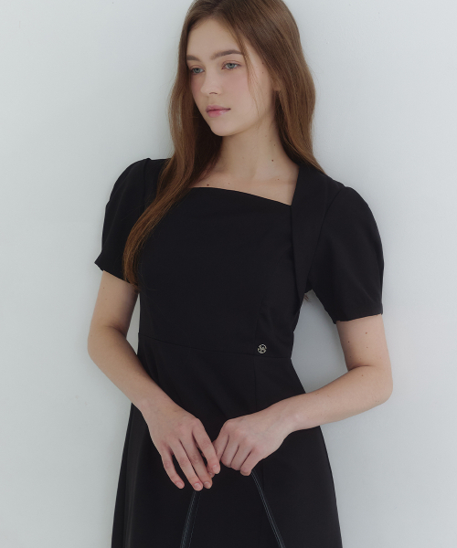 MICANE(ミケーネ)の「エミリアナボレロレイヤードドレス(ワンピース・レディース・ブラック・4/5/1/2/3)」の3枚目の写真