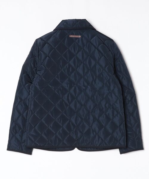 LAUREN RALPH LAUREN(ローレン ラルフ ローレン)の「クレストパッチ ツイルトリム キルテッド ジャケット(ブルゾン・レディース・ネイビー系1・S/M/L/XS/XXS)」の5枚目の写真