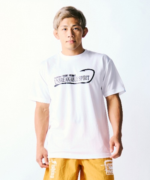 reversal.dogi.design.works(リバーサル・ドーギ・デザイン・ワークス)の「<reversal/リバーサル>FISH HOOK DRY TEE(Tシャツ/カットソー・メンズ・ホワイト/ブラック・XL/L/M/2XL)」の1枚目の写真