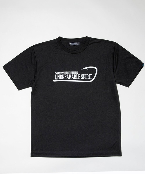 reversal.dogi.design.works(リバーサル・ドーギ・デザイン・ワークス)の「<reversal/リバーサル>FISH HOOK DRY TEE(Tシャツ/カットソー・メンズ・ホワイト/ブラック・XL/L/M/2XL)」の2枚目の写真