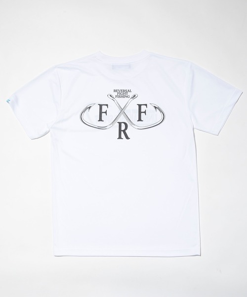 reversal.dogi.design.works(リバーサル・ドーギ・デザイン・ワークス)の「<reversal/リバーサル>FISH HOOK DRY TEE(Tシャツ/カットソー・メンズ・ホワイト/ブラック・XL/L/M/2XL)」の4枚目の写真