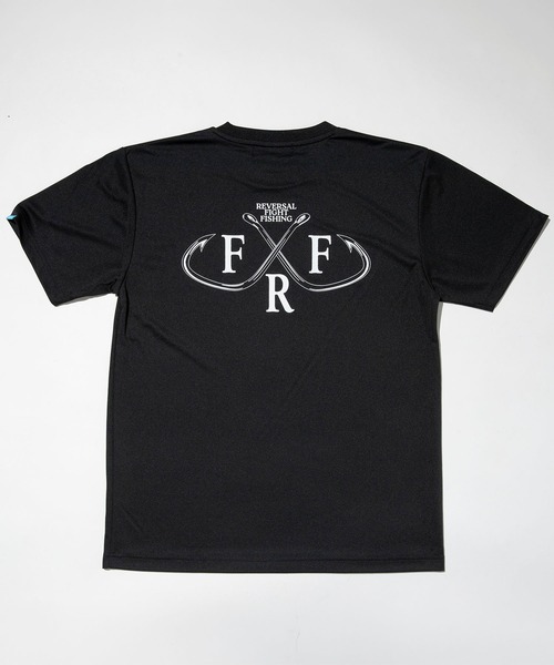 reversal.dogi.design.works(リバーサル・ドーギ・デザイン・ワークス)の「<reversal/リバーサル>FISH HOOK DRY TEE(Tシャツ/カットソー・メンズ・ホワイト/ブラック・XL/L/M/2XL)」の8枚目の写真