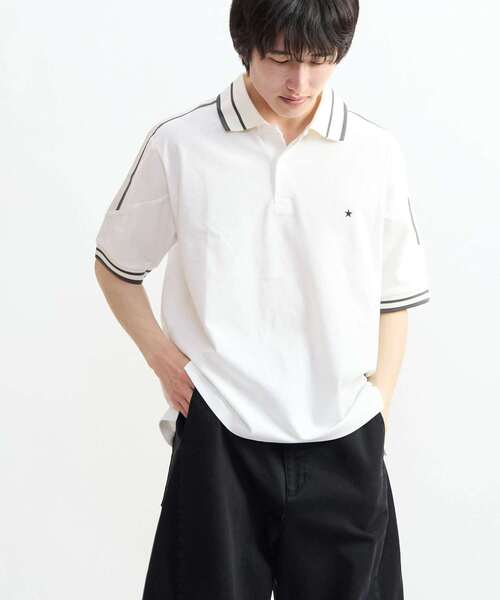 CONVERSE TOKYO(コンバーストウキョウ)の「SIDE LINE POLO SHIRT(Tシャツ/カットソー・レディース・ネイビー/ホワイト/ブラック・SMALL/MEDIUM)」の17枚目の写真