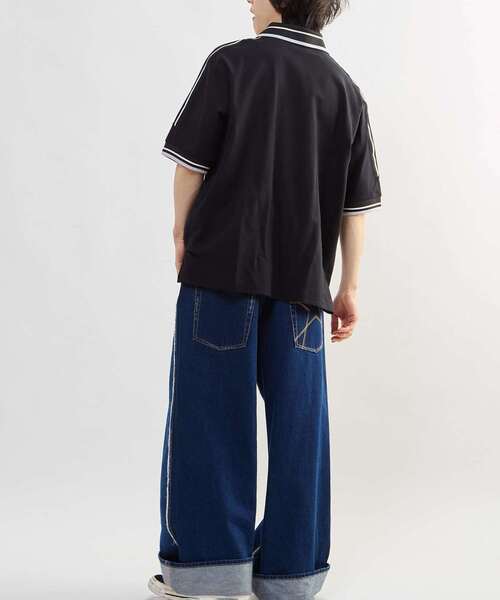 CONVERSE TOKYO(コンバーストウキョウ)の「SIDE LINE POLO SHIRT(Tシャツ/カットソー・レディース・ネイビー/ホワイト/ブラック・SMALL/MEDIUM)」の13枚目の写真