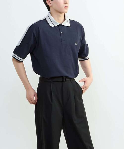 CONVERSE TOKYO(コンバーストウキョウ)の「SIDE LINE POLO SHIRT(Tシャツ/カットソー・レディース・ネイビー/ホワイト/ブラック・SMALL/MEDIUM)」の15枚目の写真