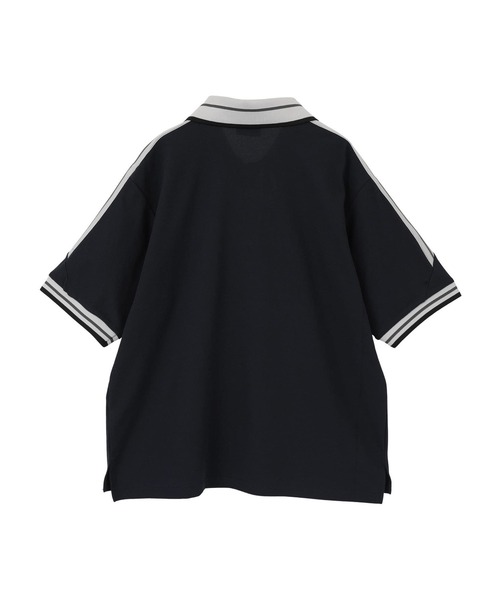 CONVERSE TOKYO(コンバーストウキョウ)の「SIDE LINE POLO SHIRT(Tシャツ/カットソー・レディース・ネイビー/ホワイト/ブラック・SMALL/MEDIUM)」の8枚目の写真