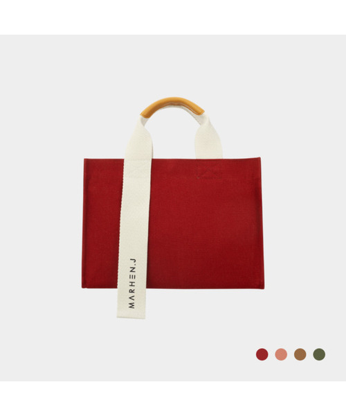 MARHEN.J(マルヘンジェイ)の「RICO COMFORT (リココンフォート) キャンバス 3WAY トートバッグ(トートバッグ・レディース・モスグリーン/サンドベージュ/ピンク/レッド・FREE)」の4枚目の写真