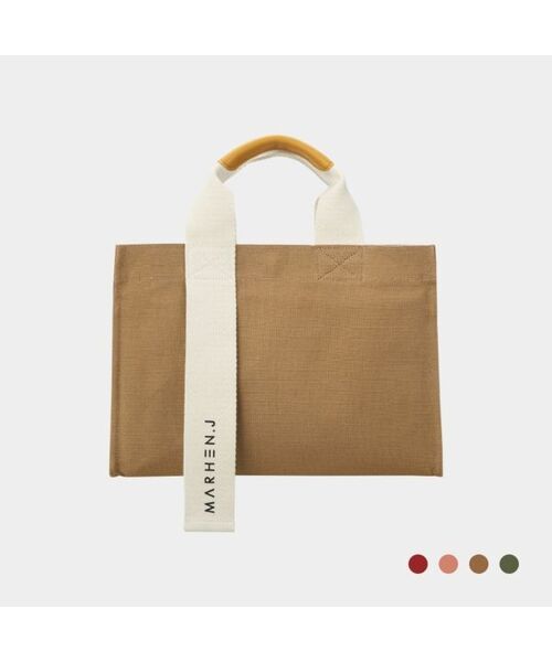MARHEN.J(マルヘンジェイ)の「RICO COMFORT (リココンフォート) キャンバス 3WAY トートバッグ(トートバッグ・レディース・モスグリーン/サンドベージュ/ピンク/レッド・FREE)」の2枚目の写真