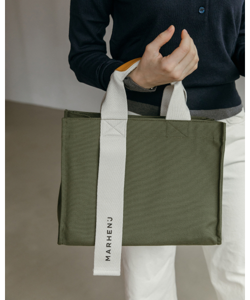 MARHEN.J(マルヘンジェイ)の「RICO COMFORT (リココンフォート) キャンバス 3WAY トートバッグ(トートバッグ・レディース・モスグリーン/サンドベージュ/ピンク/レッド・FREE)」の5枚目の写真